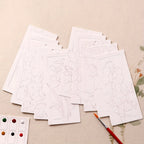 Kreatives Watercolor-Lesezeichen-Set