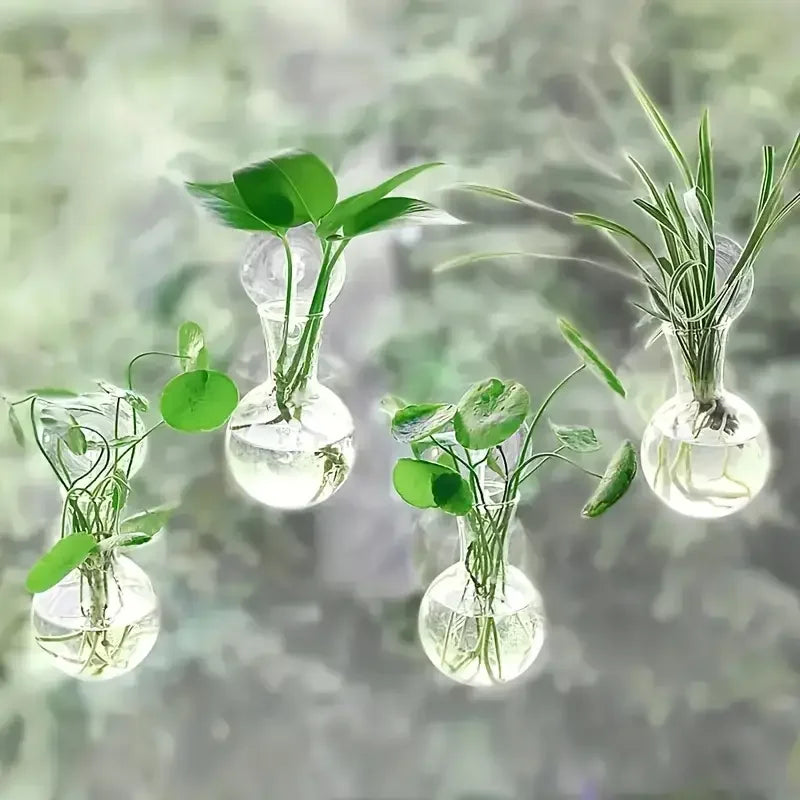 Elegante hängende Vase im Halbkreis-Design