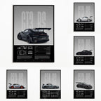 Stilvolles GT3 RS-Poster