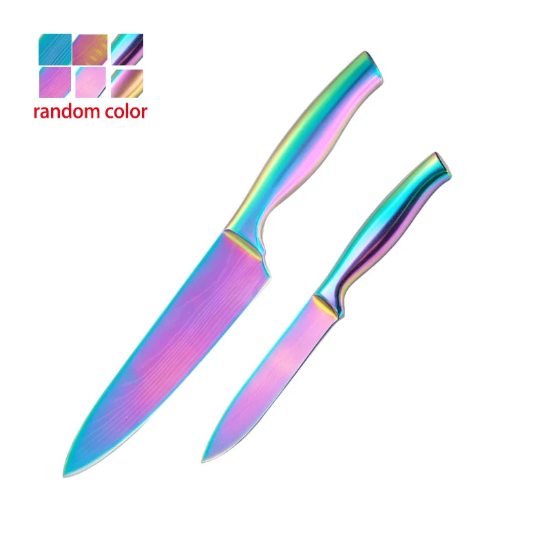 BAFENGS Rainbow Knife Set