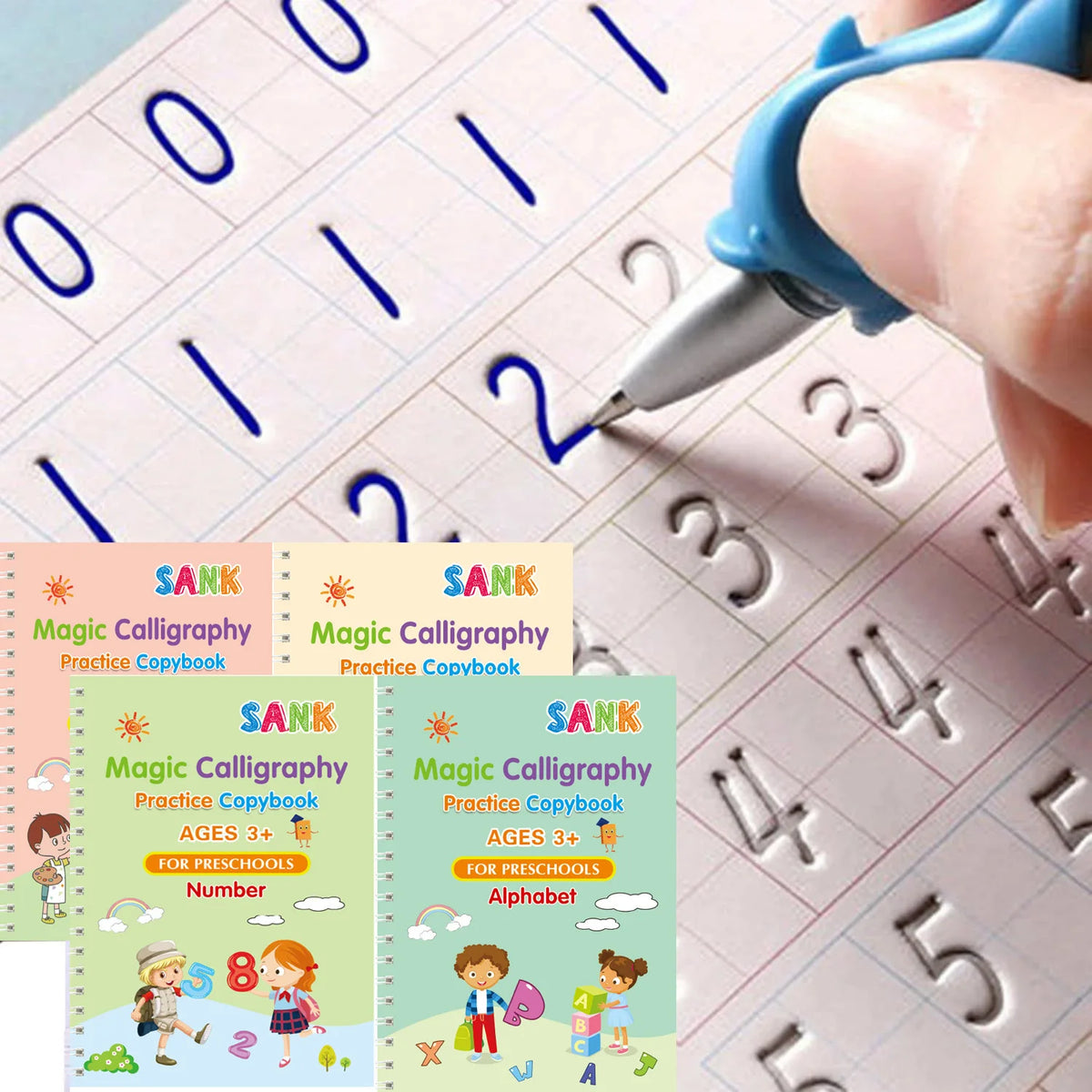 Zauberhaftes Schreibübungs-Copybook