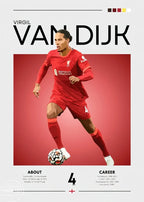 Modernes Fußball-Poster