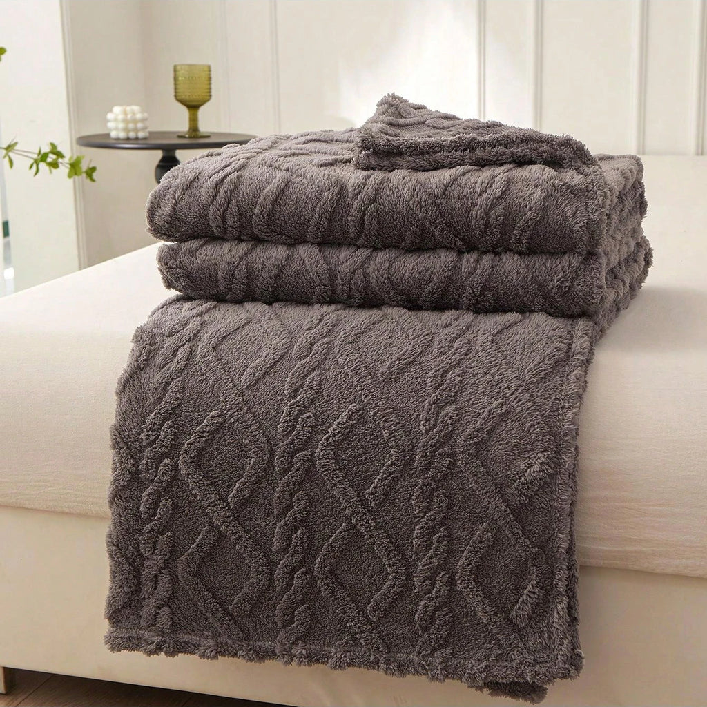 Kuschelweiches Coral Fleece Tagesdecke