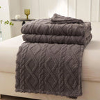 Kuschelweiches Coral Fleece Tagesdecke