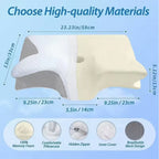 Ergonomisches Memory-Foam-Nackenkissen