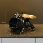 Charmante Resin-Hundestatue
