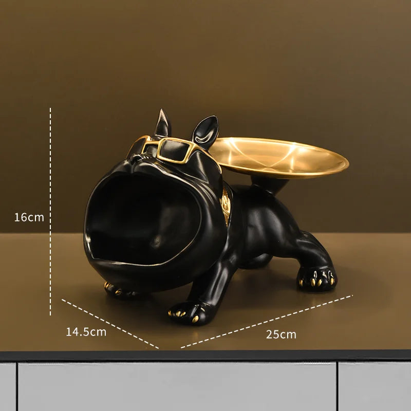 Charmante Resin-Hundestatue
