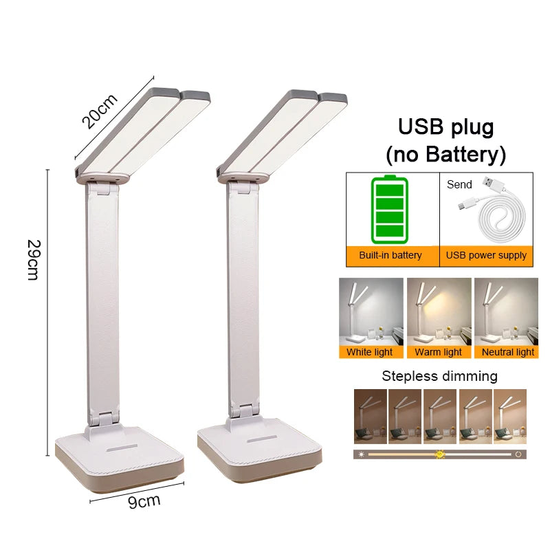 Moderne USB-Schreibtischlampe