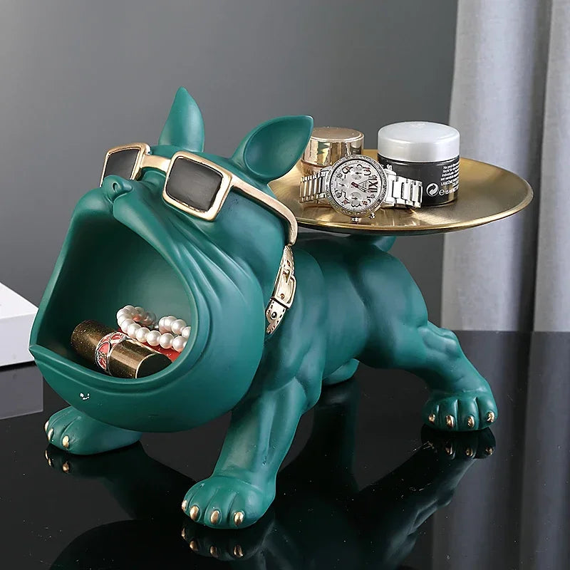Charmante Resin-Hundestatue