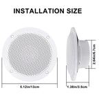Herdio 4" Wasserdichte Marine-Deckenspprecher