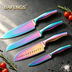 BAFENGS Rainbow Knife Set
