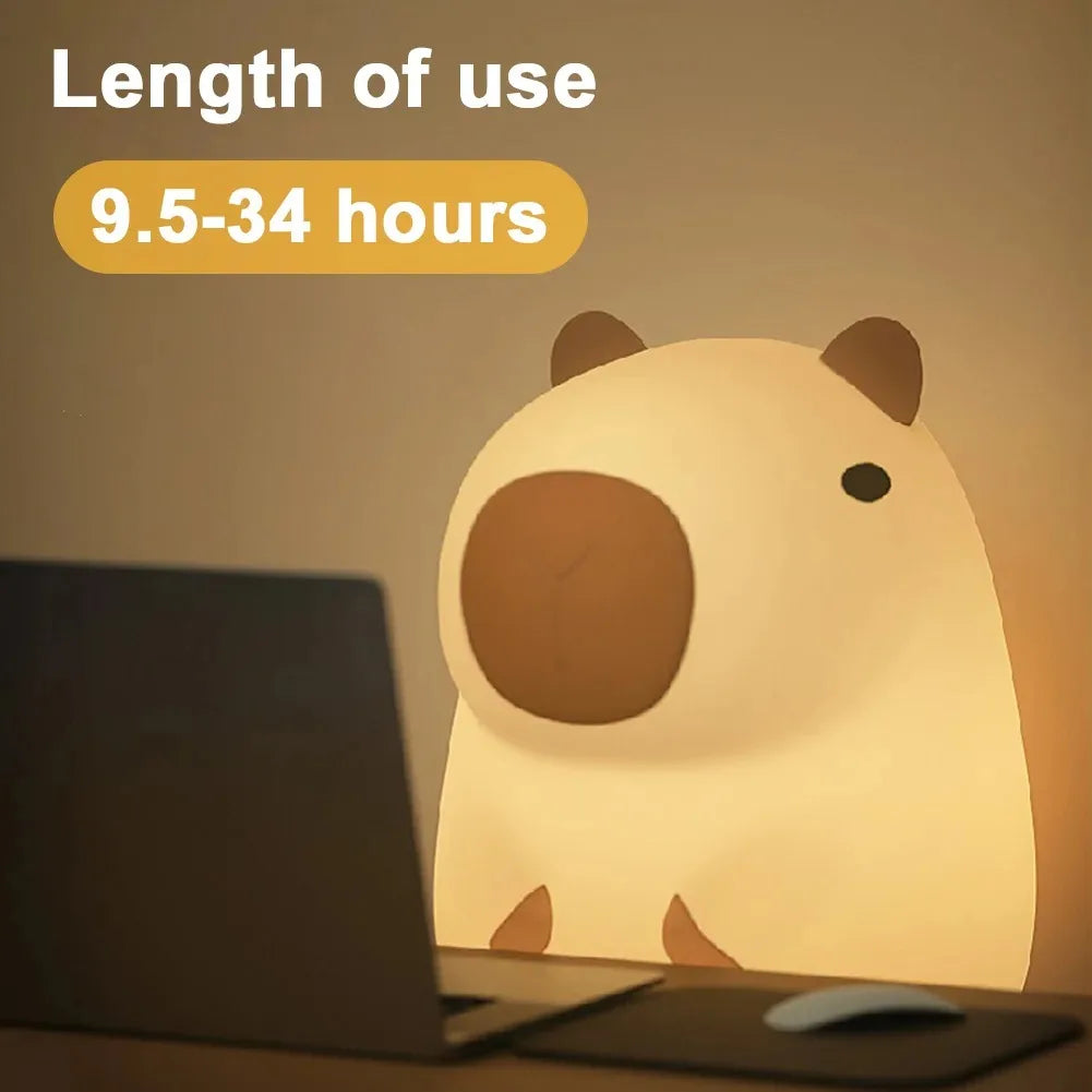 Süßes Capybara Nachtlicht