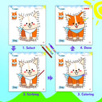 Kreatives Malbuch für Kinder ab 3 Jahren