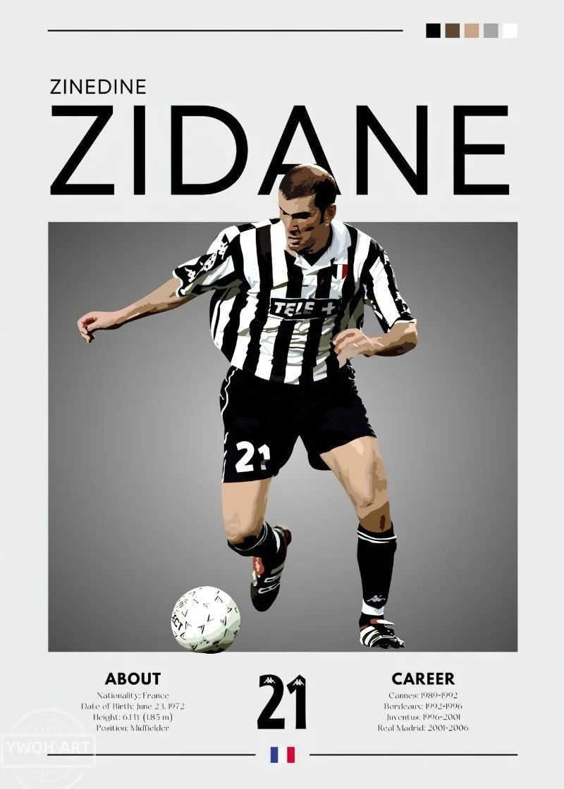 Modernes Fußball-Poster