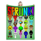 Sprunki Incredibox – Soft, fluffy plush blanket