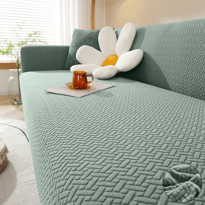 Elastischer Jacquard-Sofabezug