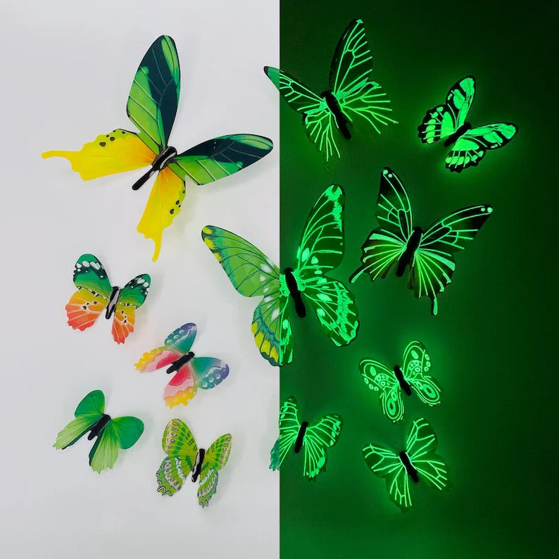 3D Schmetterlinge Wandaufkleber