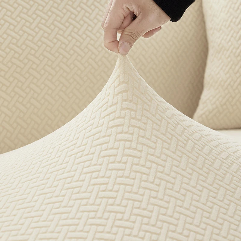 Elastischer Jacquard-Sofabezug
