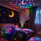RGB Nachtlicht mit Sternenprojektion für Kinderzimmer