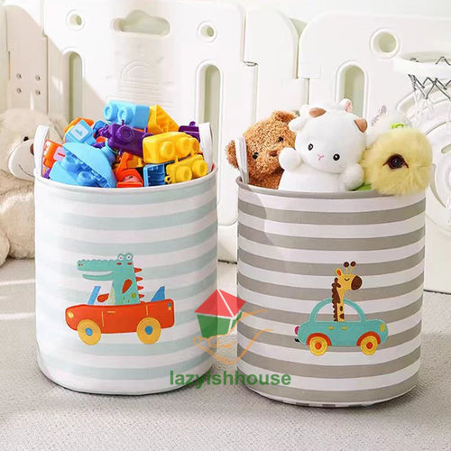 Storage basket made of high-quality linen