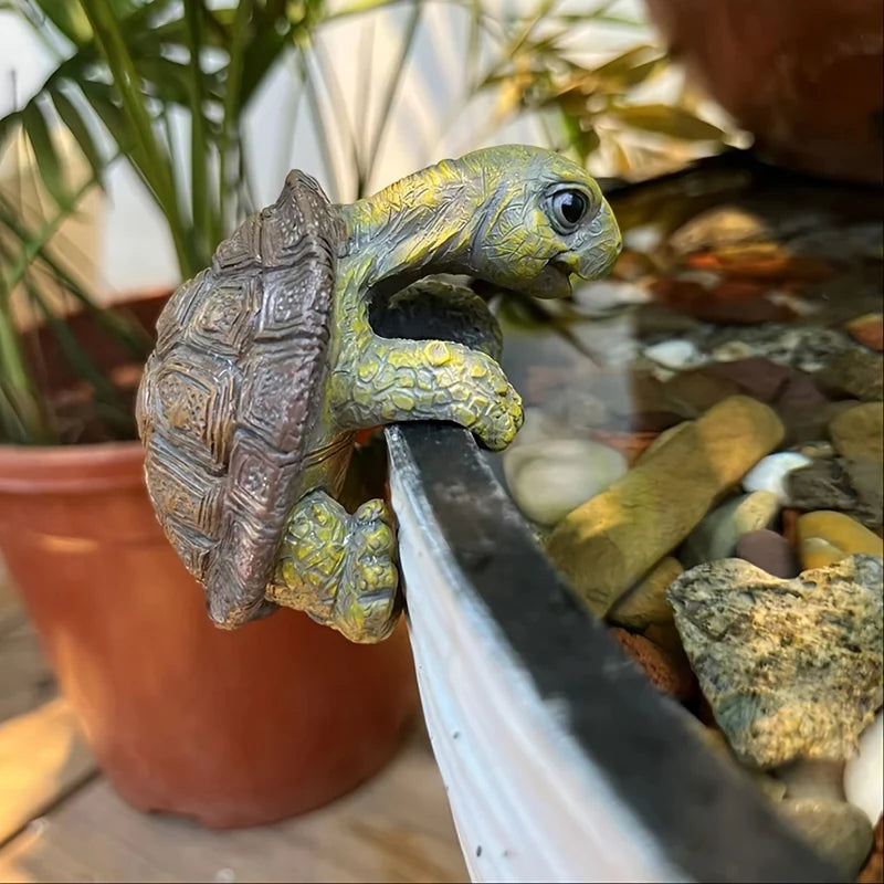 Niedliche Schildkröten-Dekofiguren