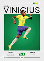 Modernes Fußball-Poster