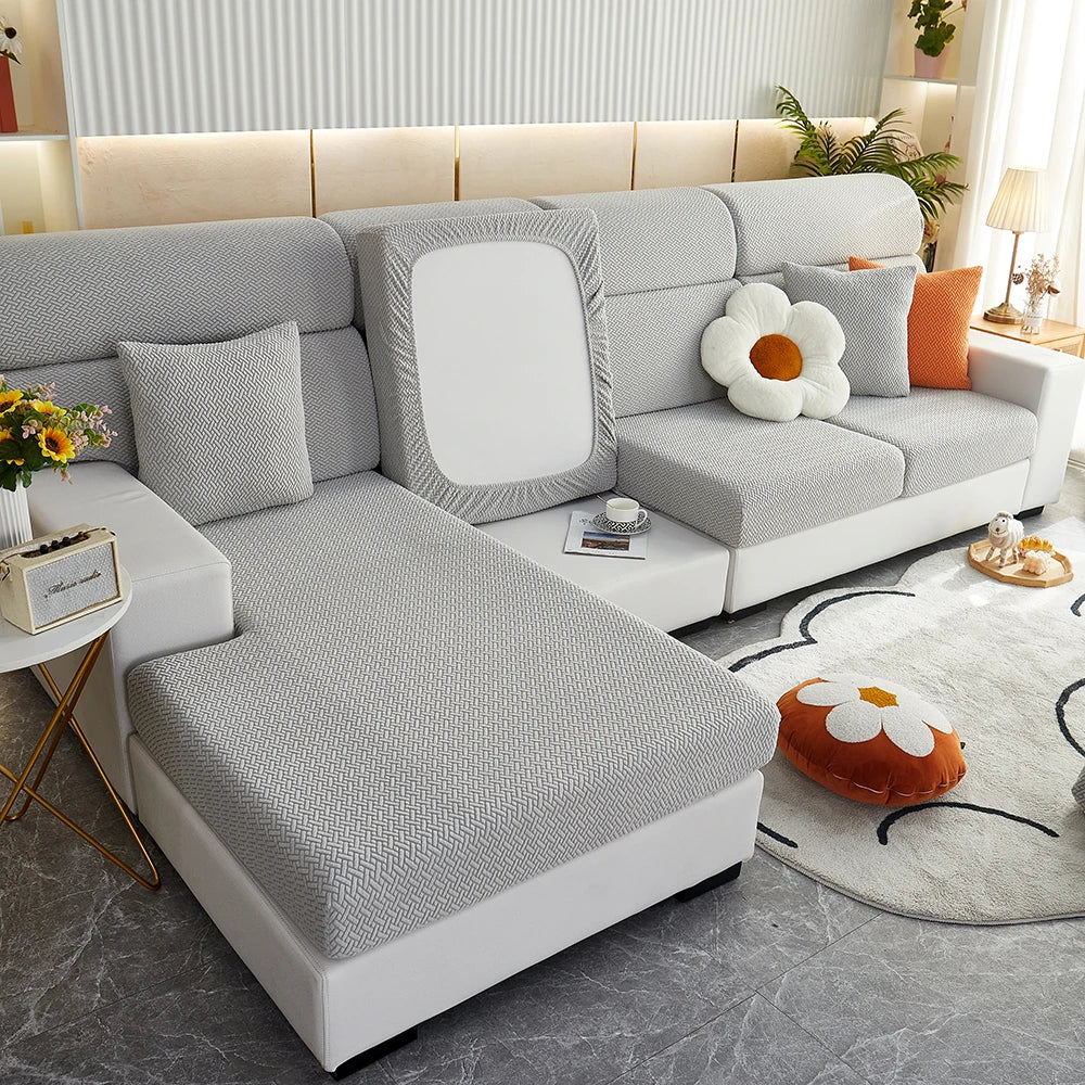 Eleganter Jacquard-Sofaüberzug