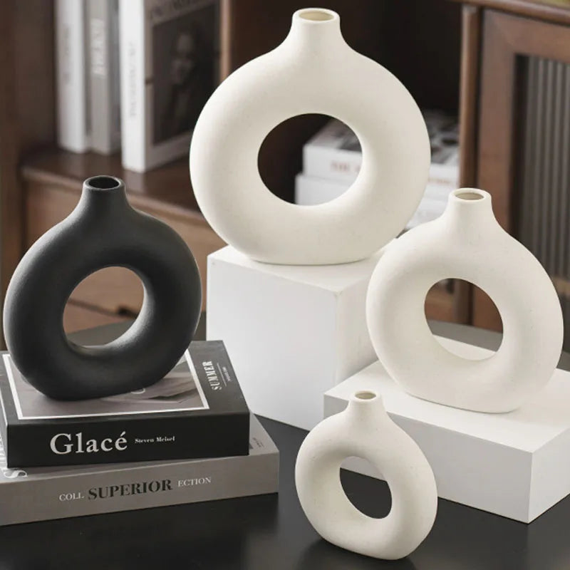 Moderne Donut-Vase