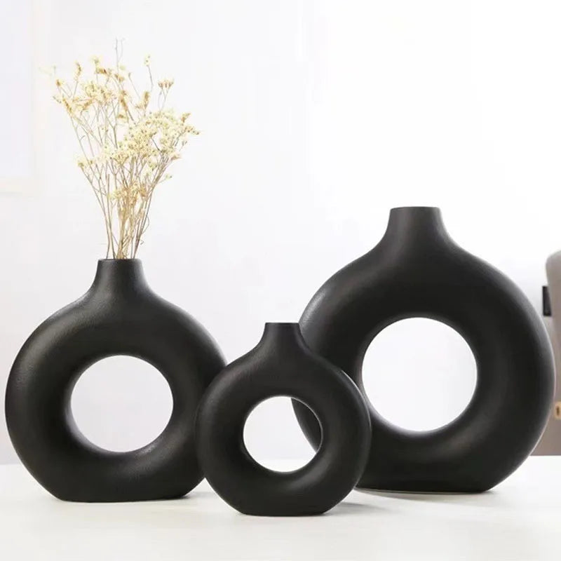 Moderne Donut-Vase