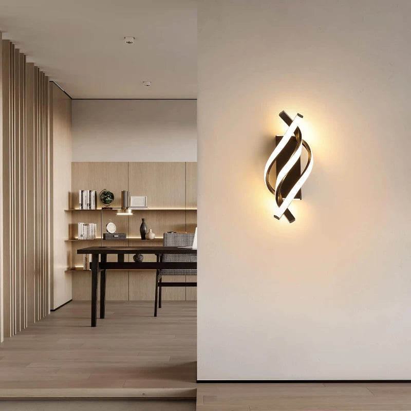 Stilistische LED-Wandleuchte