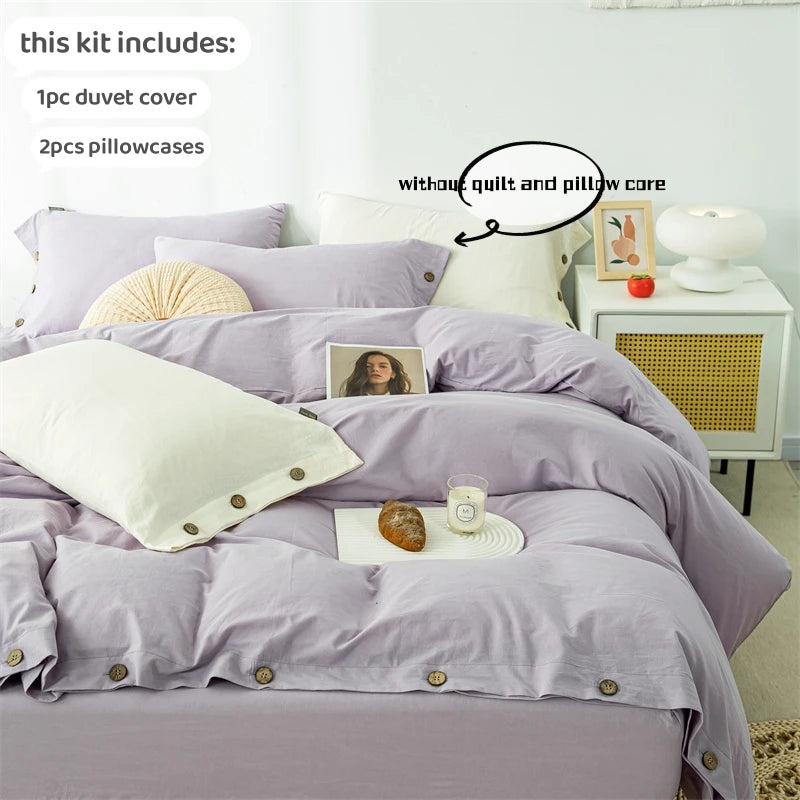 Luxurious 100% cotton bed linen set