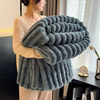 Premium-Fleece-Wohndecke
