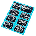 8er-Set Metall-Knobelspiele