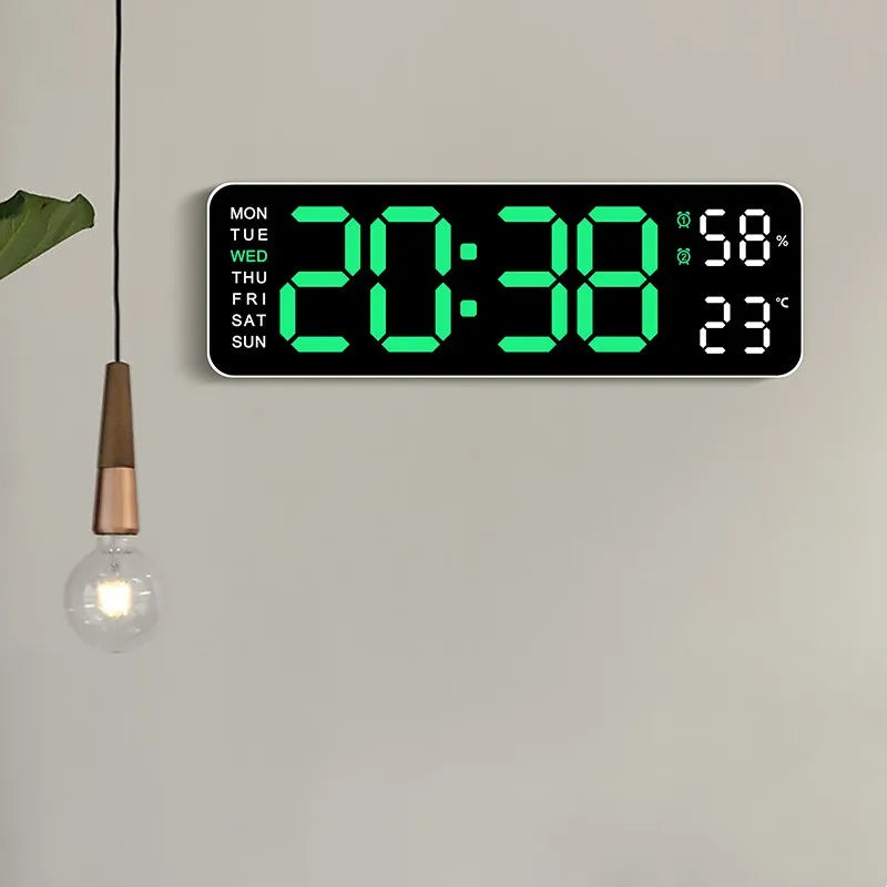 9-Zoll digitale LED-Wanduhr