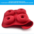 6 Donut-Silikon-Mulden