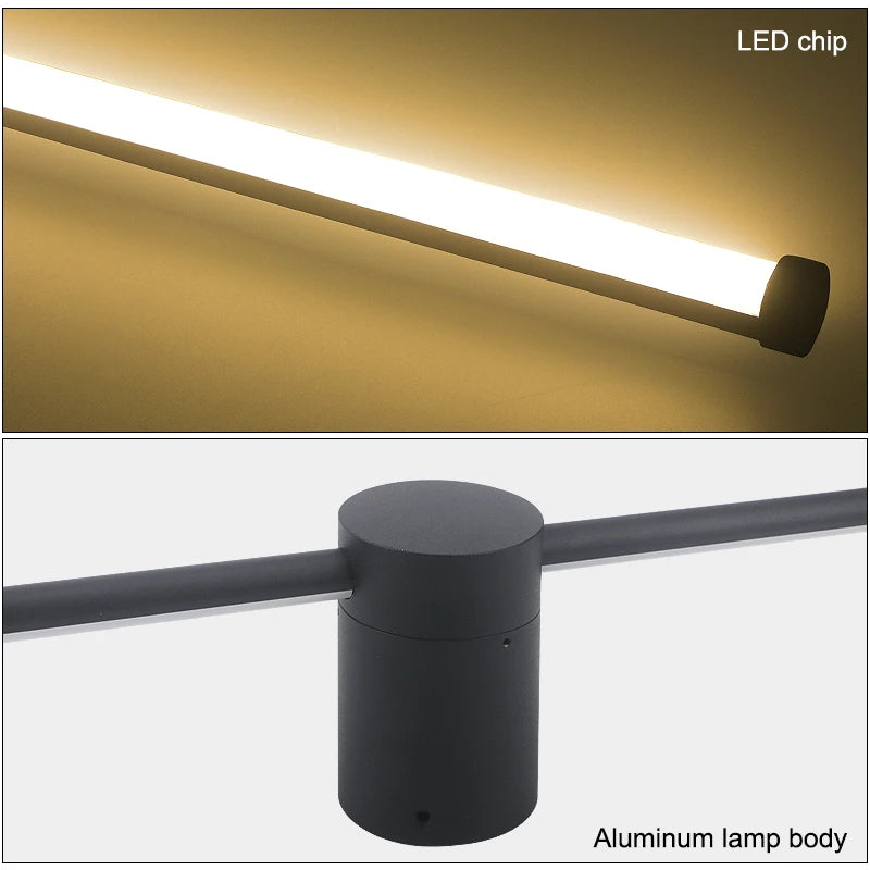 Elegante LED-Wandleuchte