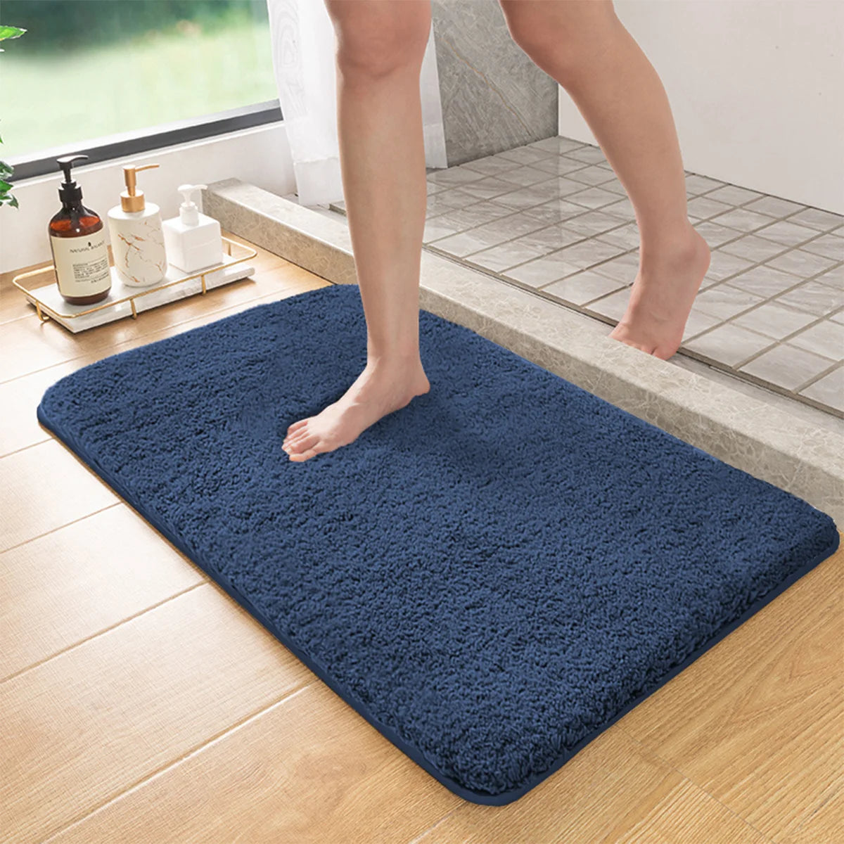 Weiches Badezimmerteppich