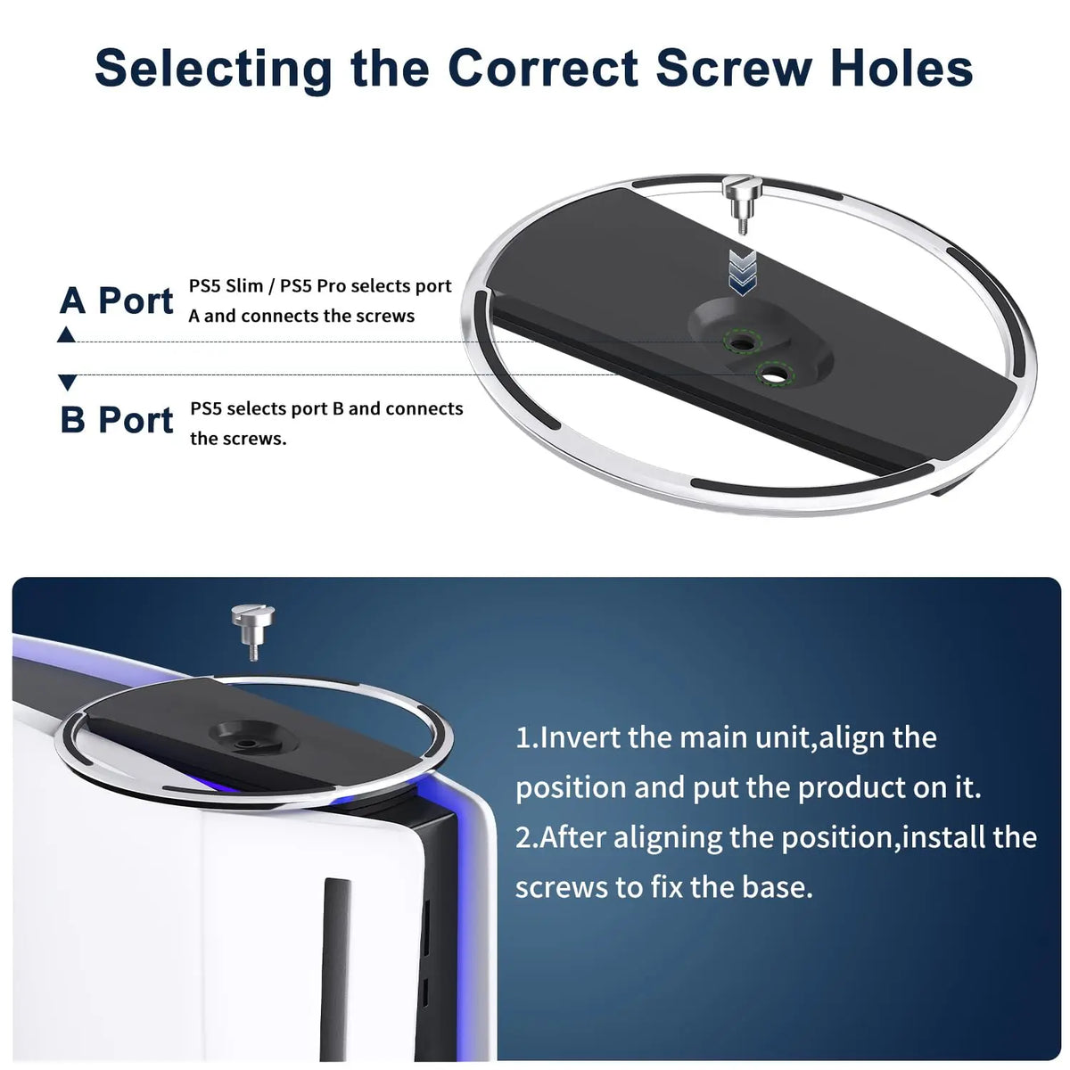 Stabiler Vertical Stand für PS5, PS5 Slim und PS5 Pro