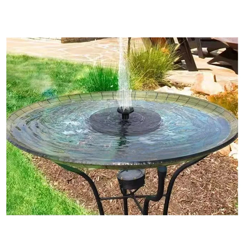Stilvolle Solar-Springbrunnen
