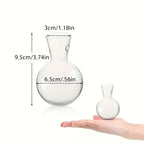 Elegante hängende Vase im Halbkreis-Design