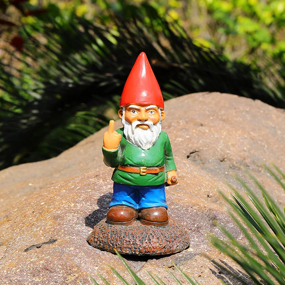 Humorvolle Gartenfigur