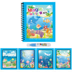 Wiederverwendbares Zauber-Wasser-Malbuch