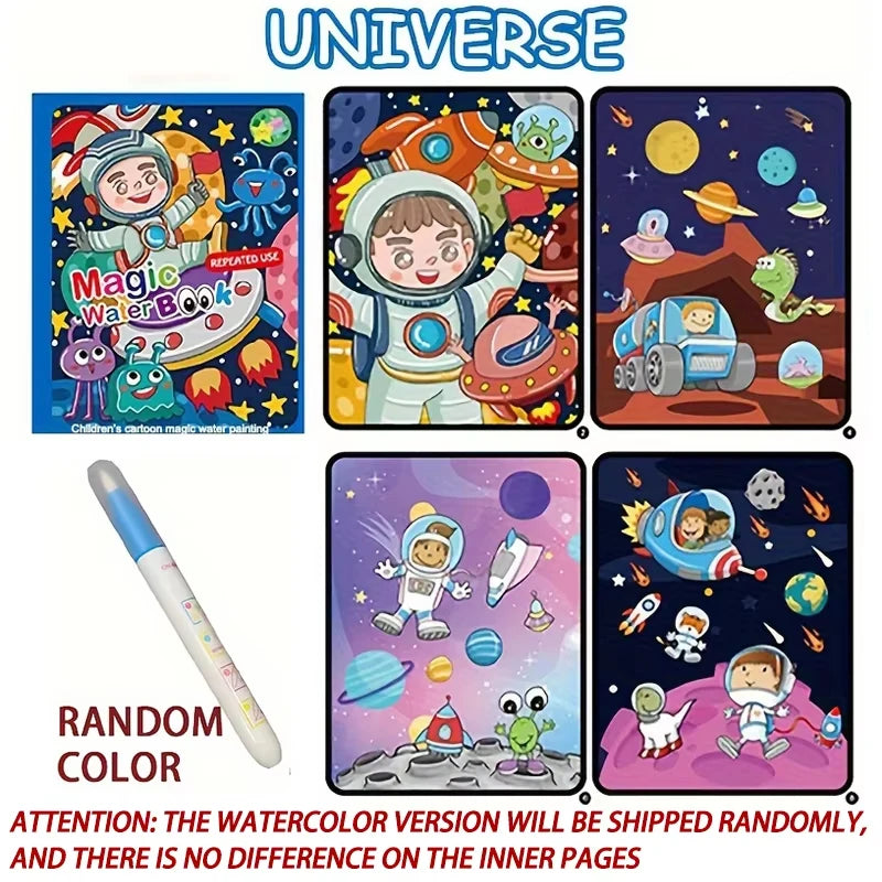 Universe-Zauberbuch für Wassermalerei