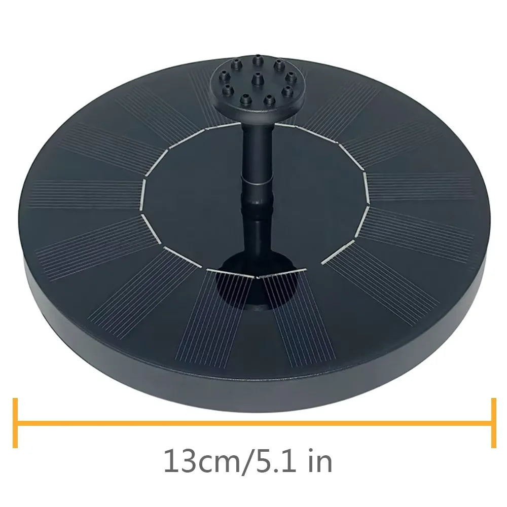 Stilvolle Solar-Springbrunnen
