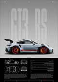 Stilvolles GT3 RS-Poster