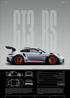 Stilvolles GT3 RS-Poster