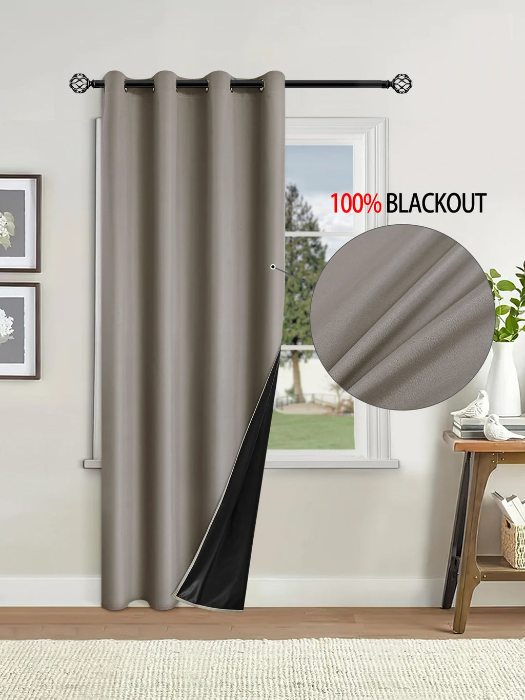 100% Blackout Curtain
