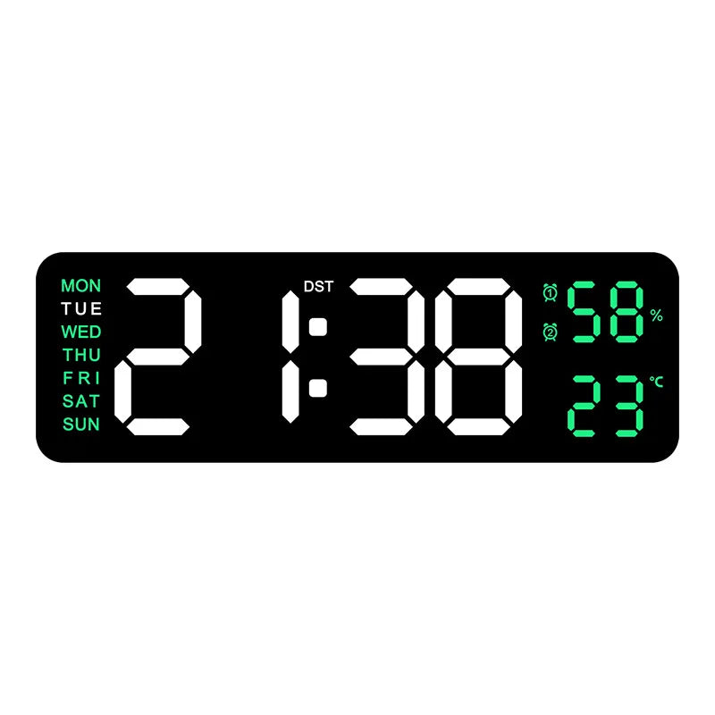 9-Zoll digitale LED-Wanduhr