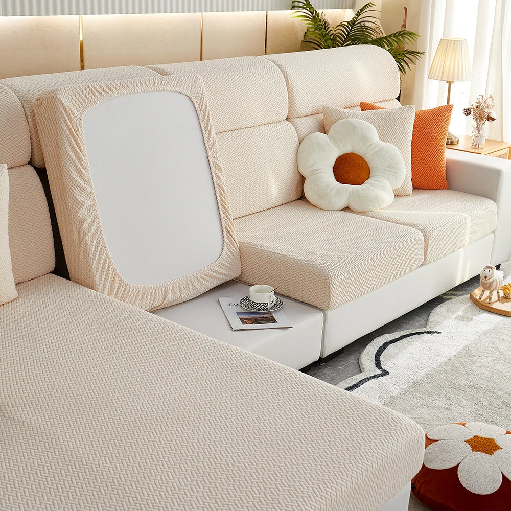 Eleganter Jacquard-Sofaüberzug