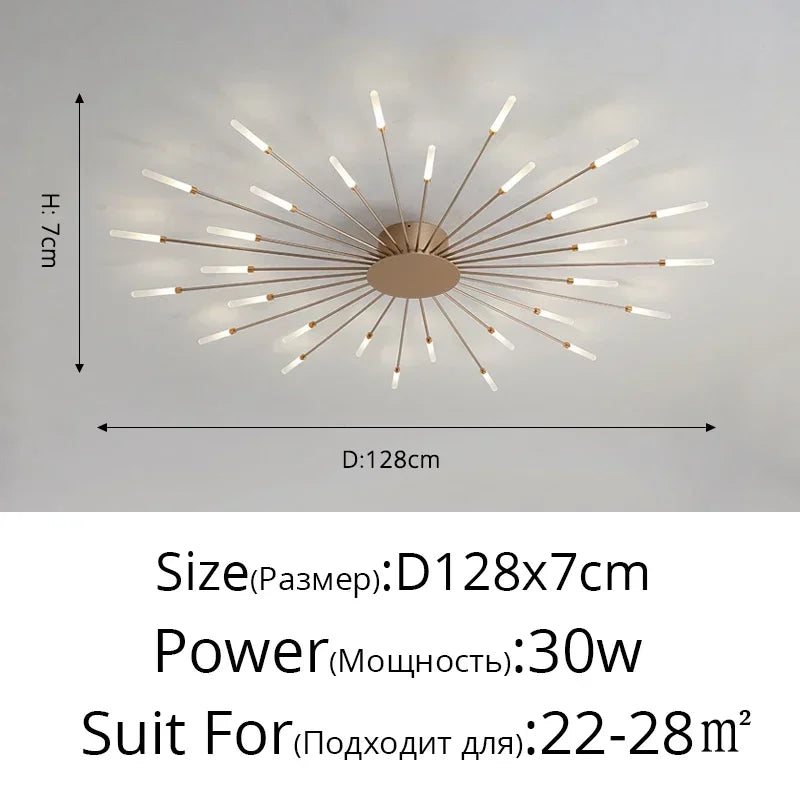 Elegante LED-Deckenleuchte